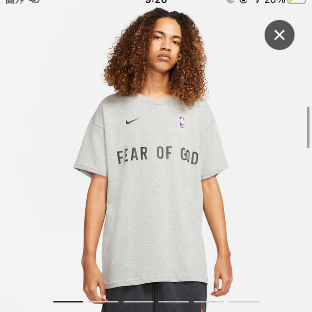 Mサイズ FEAR OF GOD x NIKE WARM UP Tシャツ