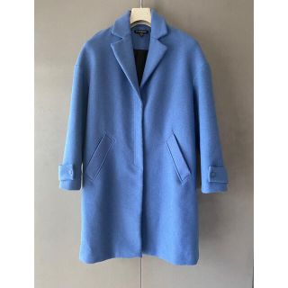 ザラ(ZARA)のZARA チェスターコート　水色(チェスターコート)