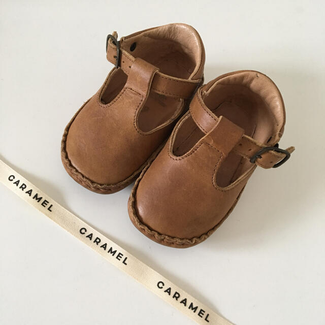 Caramel baby&child (キャラメルベビー&チャイルド)の【rin様ご専用】PePe ベビーシューズ 19 CARAMEL ぺぺ  キッズ/ベビー/マタニティのベビー靴/シューズ(~14cm)(スニーカー)の商品写真