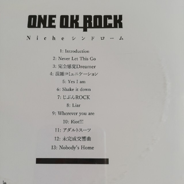 ONE OK ROCK(ワンオクロック)のNiche シンドローム　　ONE OK ROCK  エンタメ/ホビーのCD(ポップス/ロック(邦楽))の商品写真