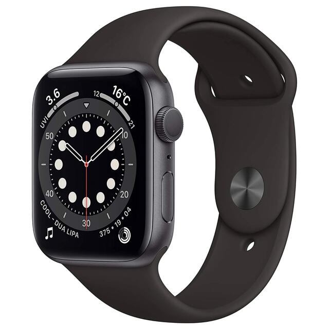 【新品未開封】Apple Watch 6 GPS 44mm スペースグレイ同梱物ケースバンド充電ケーブル
