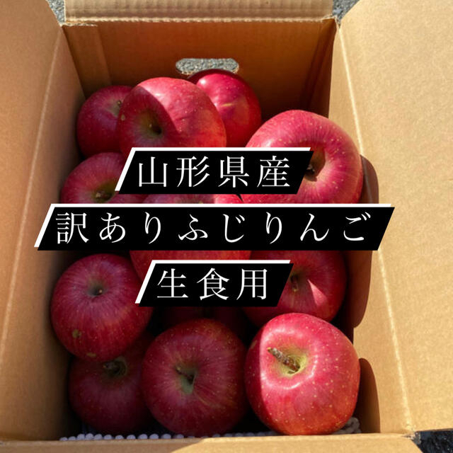 ブラックフライデー日曜日まで特別価格！山形県産訳ありふじりんご 食品/飲料/酒の食品(フルーツ)の商品写真