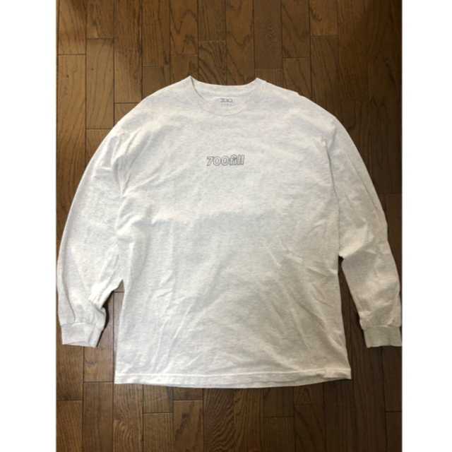 1LDK SELECT(ワンエルディーケーセレクト)の美品 700fill  ロンT サイズＸＬ メンズのトップス(Tシャツ/カットソー(七分/長袖))の商品写真