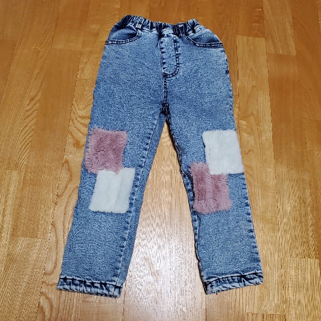 裏起毛ジーパン キッズ/ベビー/マタニティのキッズ服女の子用(90cm~)(パンツ/スパッツ)の商品写真