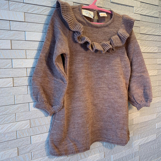 ZARA KIDS(ザラキッズ)のZARA baby  ニットワンピース　98 キッズ/ベビー/マタニティのキッズ服女の子用(90cm~)(ワンピース)の商品写真