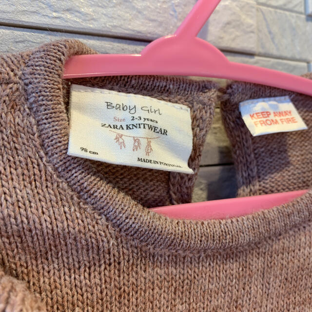 ZARA KIDS - ZARA baby ニットワンピース 98の通販 by Y✿R's shop