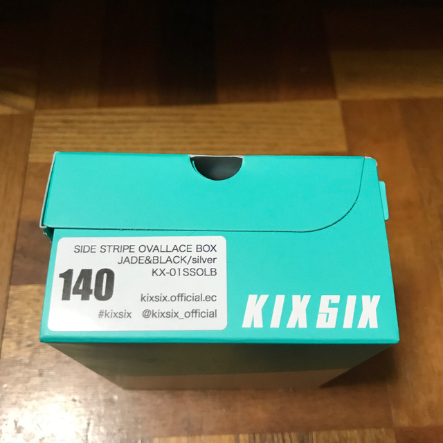 新品未使用品　KIXSIX SIDESTRIPEOVALLACE BOX 1