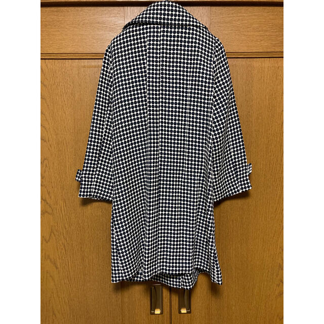 ドット柄コート レディースのジャケット/アウター(スプリングコート)の商品写真