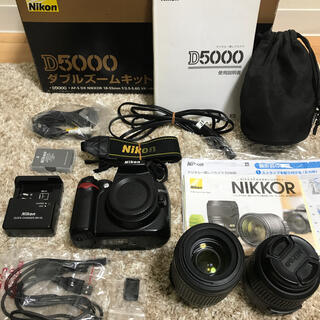 ニコン(Nikon)の値下げ❗️【Nikon】D5000ダブルズームキット(デジタル一眼)