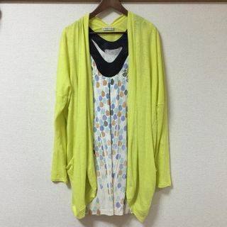 ツモリチサト(TSUMORI CHISATO)の美品☆ツモリチサト ドルマンカーディガン(カーディガン)