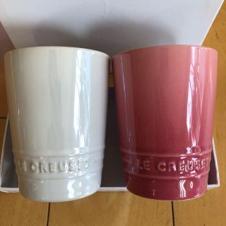 ルクルーゼ(LE CREUSET)の【値下げ】LE CREUSET ペアカップセット(グラス/カップ)