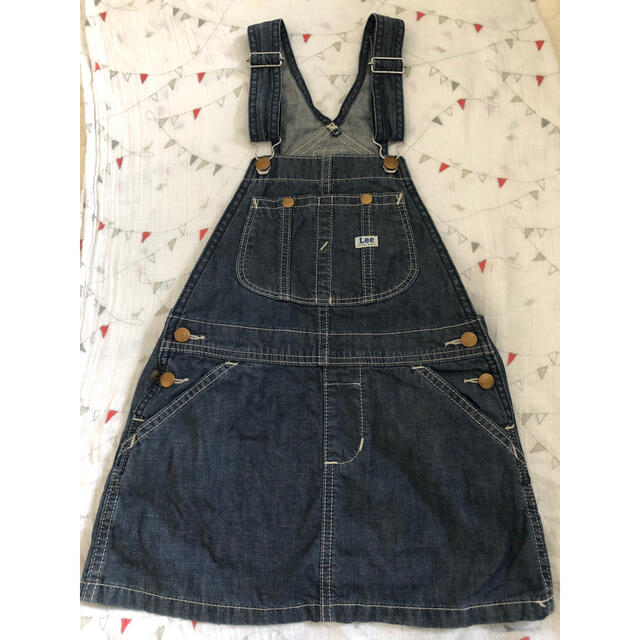 Lee(リー)のLee リー　オーバーオール　スカート　120  キッズ/ベビー/マタニティのキッズ服女の子用(90cm~)(スカート)の商品写真