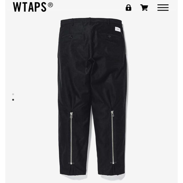 WTAPS BIZZ TROUSERS COTTON SATIN ダブルタップスチノパン