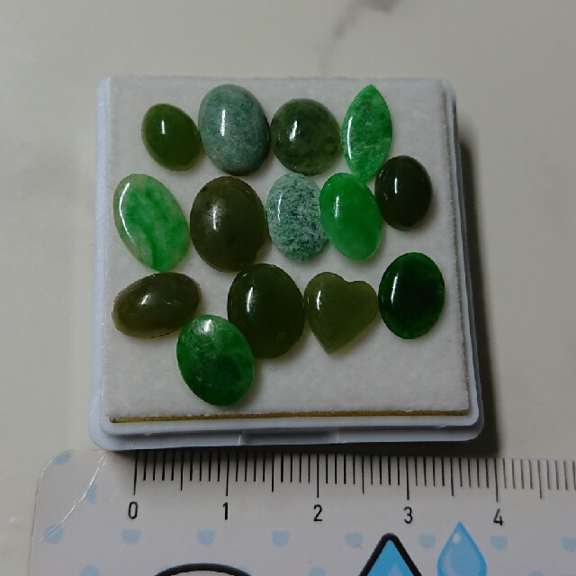 翡翠 緑石ルース まとめ20ct ④