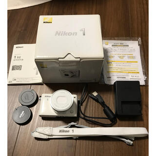 ニコン(Nikon)のトミ蔵様専用　Nikon NIKON1  S2  パワーズームレンズキット　WH(コンパクトデジタルカメラ)