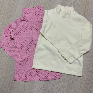 ユニクロ(UNIQLO)のユニクロ　ハイネックフリース&タートルネックTシャツ(Tシャツ/カットソー)