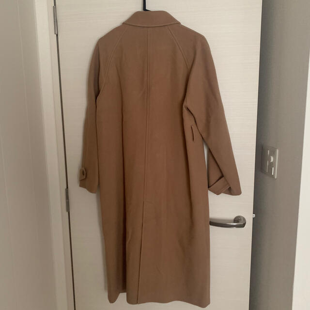 steven alan(スティーブンアラン)のMELTON LONG SOUTIEN COLLAR COAT/コート　ベージュ レディースのジャケット/アウター(ロングコート)の商品写真