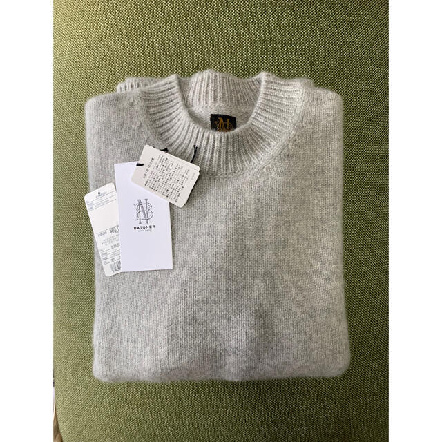 新品 SIZE 1 BATONER CASHMERE CREWNECK