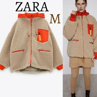 ザラ(ZARA)の今季 新品 ZARA ザラ キルティング ボアコート ボアジャケット パーカー(ダウンジャケット)