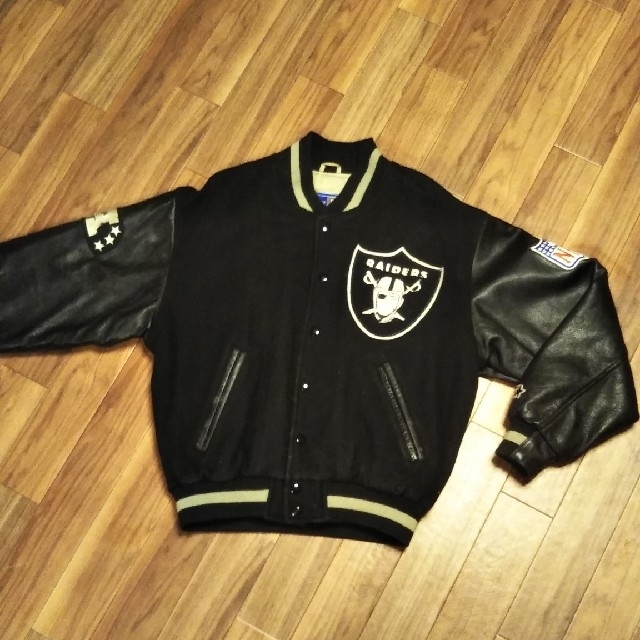 激レア 90s starter nfl レイダース　スタジャン　ブルゾン