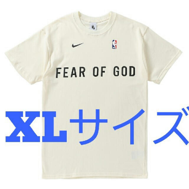 ナイキNIKE Fear of God ウォームアップTシャツペールアイボリー XL