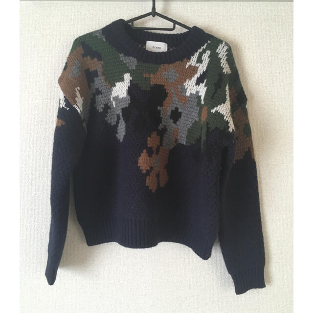 STUDIOUS(ステュディオス)の【CLANE】OVER FLOWER MOTIF KNIT レディースのトップス(ニット/セーター)の商品写真