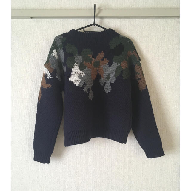 STUDIOUS(ステュディオス)の【CLANE】OVER FLOWER MOTIF KNIT レディースのトップス(ニット/セーター)の商品写真