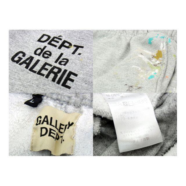 グレーサイズギャラリーデプト GALLERY DEPT■ペンキ加工スウェットパンツ