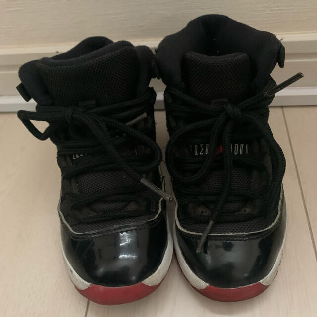 NIKE Jordan 11 Bred 17cm 箱付き