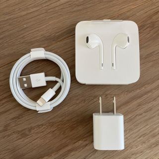 iPhone 正規品　イヤホン　ケーブル　アダプター(ヘッドフォン/イヤフォン)