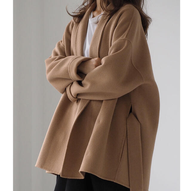 na.e ショートコート　Allure Coat_camel