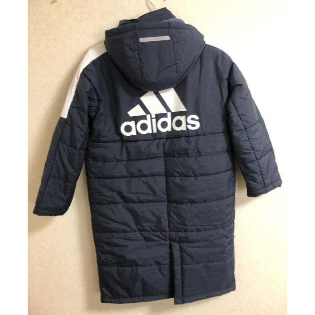 adidas(アディダス)のadidas アディダス ジュニア キッズ ベンチコート 新品 キッズ/ベビー/マタニティのキッズ服男の子用(90cm~)(コート)の商品写真