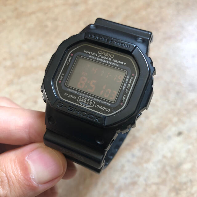 G-SHOCK(ジーショック)の緊急値下げ！G–SHOCK/DW-5600MS-1JF 生産完了品 ブラック メンズの時計(腕時計(デジタル))の商品写真