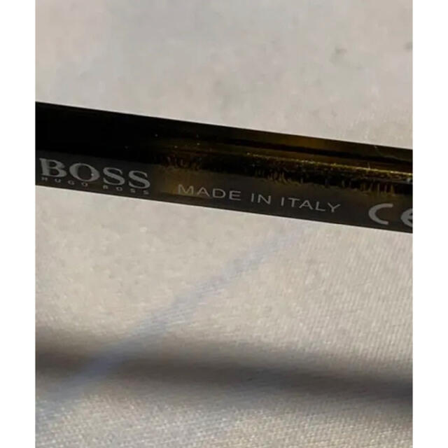 HUGO BOSS(ヒューゴボス)のHUGO BOSS 伊達メガネ　6019J イタリア製 メンズのファッション小物(サングラス/メガネ)の商品写真