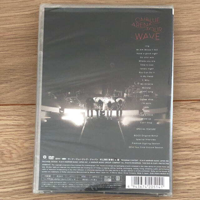 CNBLUE(シーエヌブルー)のCNBLUE 2014 ARENA TOUR WAVE BOICE盤DVD エンタメ/ホビーのタレントグッズ(ミュージシャン)の商品写真