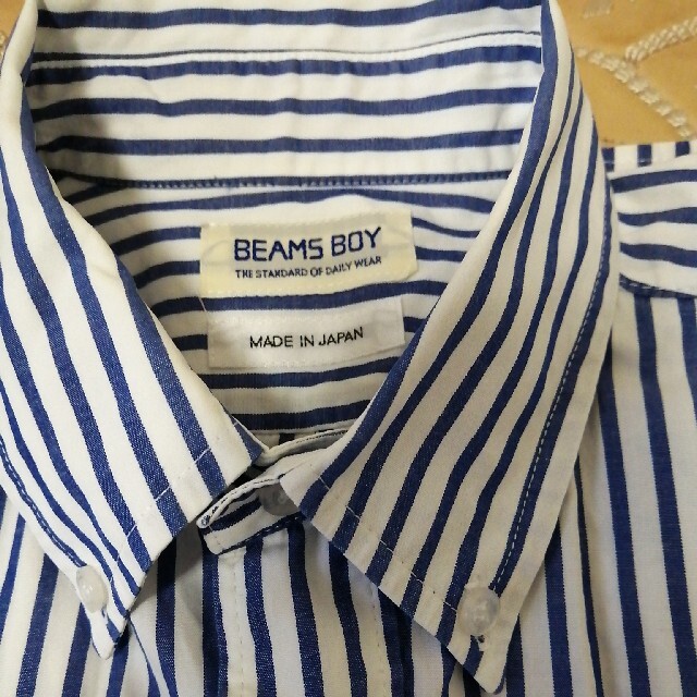 BEAMS BOY(ビームスボーイ)のBEAMS　ストライプ　シャツ レディースのトップス(シャツ/ブラウス(長袖/七分))の商品写真