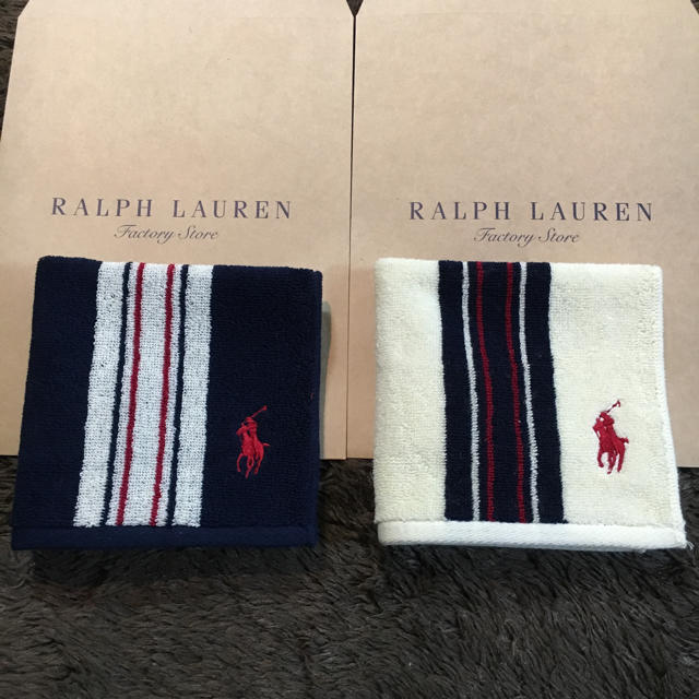 Ralph Lauren(ラルフローレン)の父の日♡ラルフローレン タオルハンカチ メンズのファッション小物(ハンカチ/ポケットチーフ)の商品写真