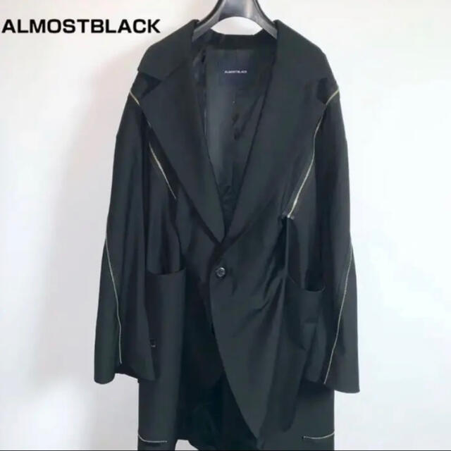 ALMOSTBLACK オールモストブラック テーラードジャケット 18ss