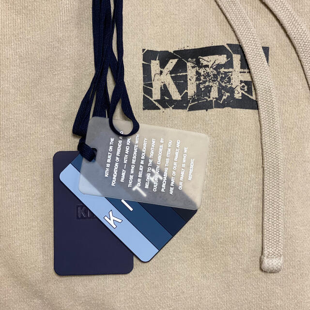 KITH Splintered Hoody Feather Grey M 2