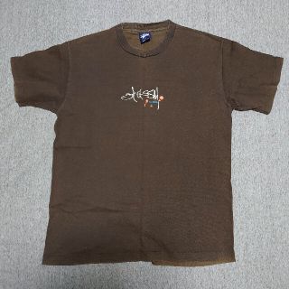 ステューシー(STUSSY)のSTUSSY ステューシー Tシャツ｜ブラウン サイズM Made in USA(Tシャツ/カットソー(半袖/袖なし))