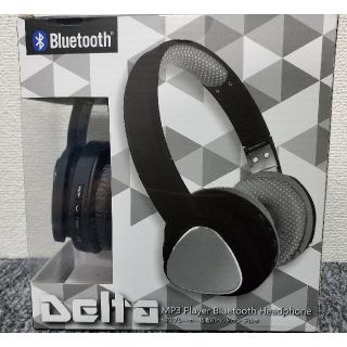 デルタ(DELTA)のMP3プレーヤー搭載BTヘッドフォン デルタ Bluetooth 新品(ヘッドフォン/イヤフォン)
