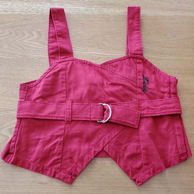 ZIDDY(ジディー)のZIDDY　赤ビスチェ　130 キッズ/ベビー/マタニティのキッズ服女の子用(90cm~)(Tシャツ/カットソー)の商品写真