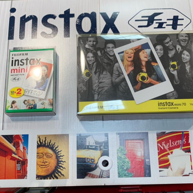 富士フイルム 新品未使用 チェキ Instax Mini 70 イエロー フィルム付の通販 By アメリカンアウトレットshop フジフイルムならラクマ