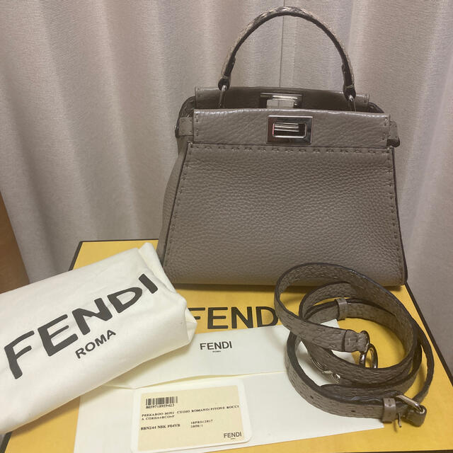 最終価格！FENDI ミニピーカブー セレリア  コルダ