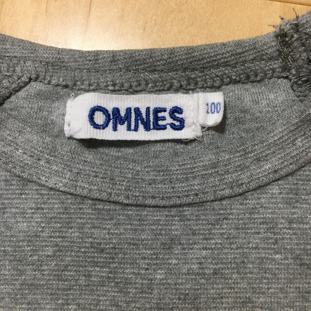 OMNES キッズカットソー　サイズ100 キッズ/ベビー/マタニティのキッズ服男の子用(90cm~)(Tシャツ/カットソー)の商品写真