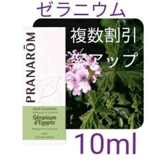 プラナロム(PRANAROM)のプラナロム　精油　ゼラニウム・エジプト　10ml(エッセンシャルオイル（精油）)