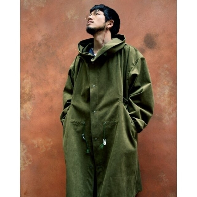 class ultra swead olive　モッズコート