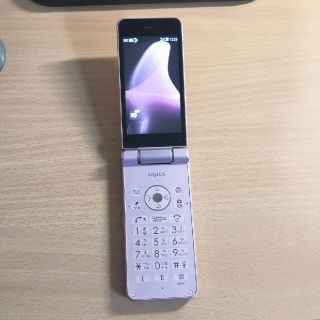 シャープ(SHARP)のソフトバンク　ガラホ　601SH ピンク(携帯電話本体)