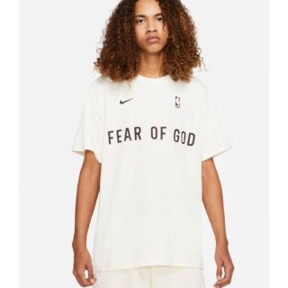 フィアオブゴッド(FEAR OF GOD)のNike fear of god tシャツ  XS セイル　WHITE (Tシャツ/カットソー(半袖/袖なし))