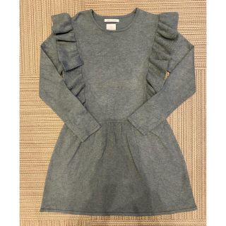 ザラキッズ(ZARA KIDS)のZARAキッズ　フリルニットワンピース(ワンピース)